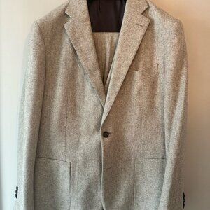 SUITSUPPLY Elegant Light Gray Men's 3 piece suit